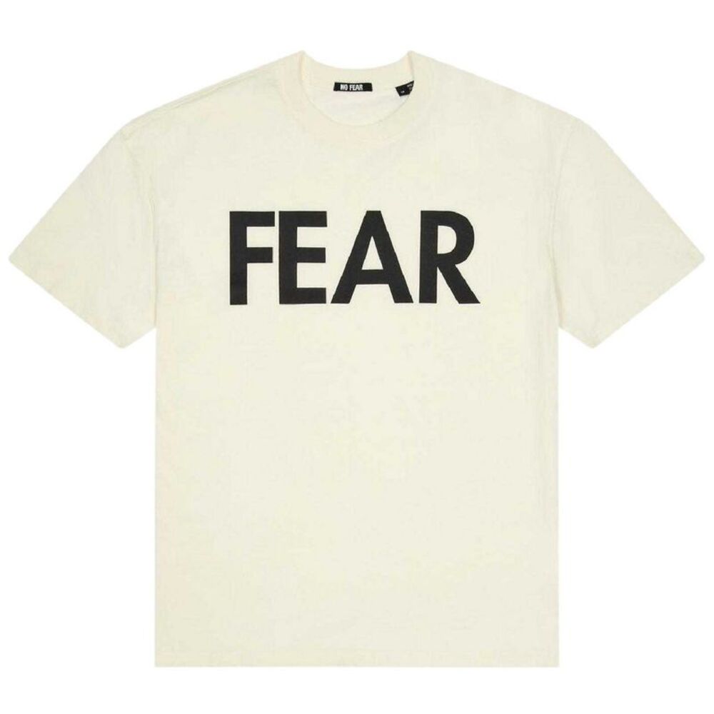 No Fear Mens Logo Crew Neck / White